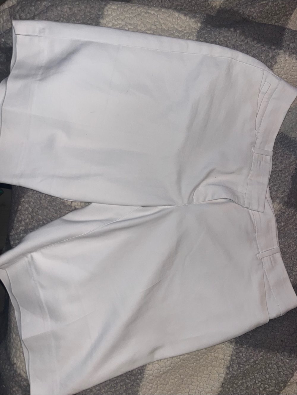 White House Black Market Crisp White Tailored Bermuda Shorts
